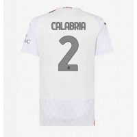 Dres AC Milan Davide Calabria #2 Preč pre Ženy 2023-24 Krátky Rukáv